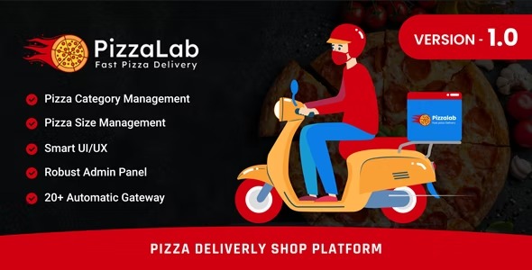 free download PizzaLab - Pizza Delivery Shop Platform nulled