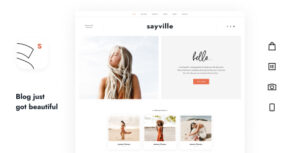 free download Sayville - WordPress Blog Theme nulled