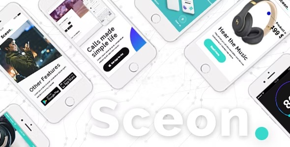 free download Sceon - App Landing Page & Startup Theme nulled