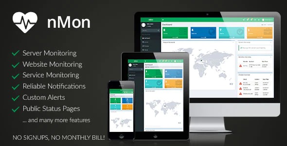 free download nMon - Website, Service & Server Monitoring nulled