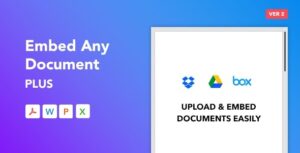 Embed Any Document Plus WordPress Plugin Nulled Free Download