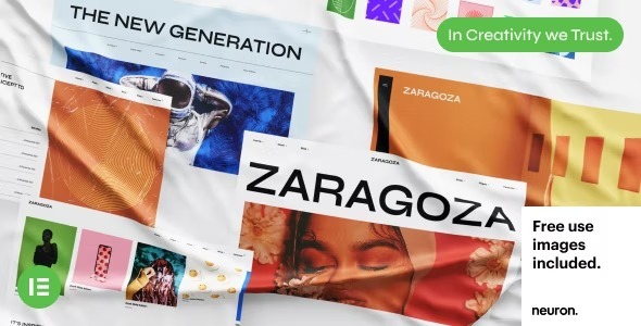 Zaragoza Creative Portfolio WordPress Theme Nulled Free Download
