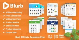 free download Blurb - Price Comparison with Review base Multivendor Coupon Store Affiliate Marketing HTML Template nulled
