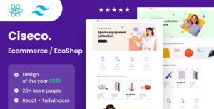 free download Ciseco - Shop & eCommerce React Template nulled