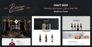 free download Craft Beer - Brewery & Pub WordPress Theme nulled