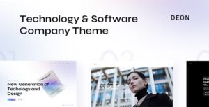 free download Deon - Technology and Software Company Theme nulled