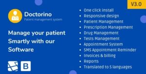 free download Doctorino - Doctor Chamber Patient Management System nulled