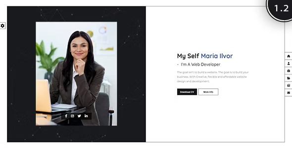 free download Masterly - Personal Portfolio One Page HTML Template nulled