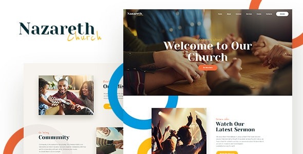 free download Nazareth Church & Religion WordPress Theme nulled