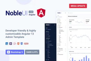 free download NobleUI - Angular 13+ Admin Template nulled