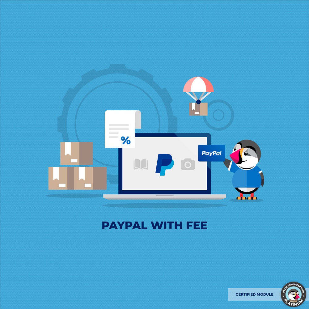 free download PrestaShop PayPal surcharge extra fee nulled