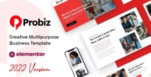 free download Probiz - An Easy to Use and Multipurpose Business and Corporate WordPress Theme nulled