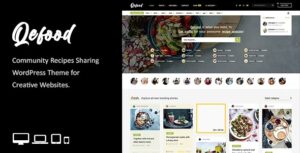 free download Qefood - Community Sharing WordPress Theme nulled