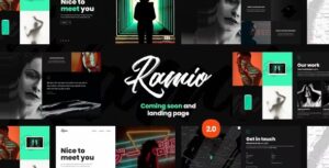 free download Ramio - Clean Coming Soon and Landing Page Template nulled