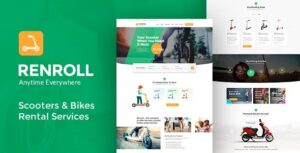 free download Renroll - Scooter & Bike Rentals Theme nulled