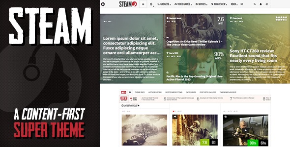 free download Steam - Responsive Retina Review Magazine Theme nulled