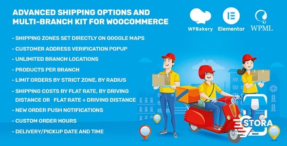 free download Stora - Advanced Shipping Options & Multi-Branch Kit for WooCommerce nulled
