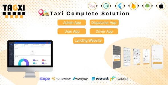 free download Tagxi - Flutter Complete Taxi Booking Solution nulled