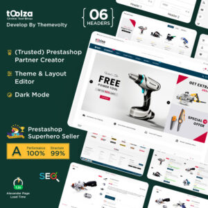 free download Toolza Mega–Tools and Machine–Bike Super Store v3 Template for Prestashop nulled