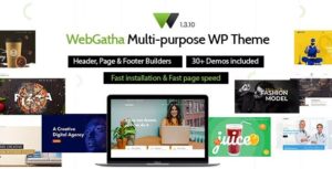 free download WebGatha - Multi-purpose WordPress Theme nulled
