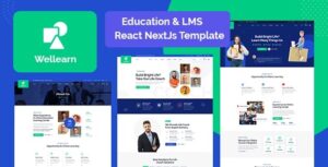 free download Wellern - Coach Online Courses React NextJs Template nulled