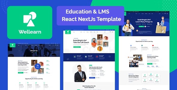 free download Wellern - Coach Online Courses React NextJs Template nulled