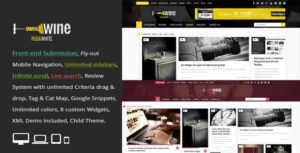 free download Wine Masonry - Review & Front-end Submission WordPress Theme nulled